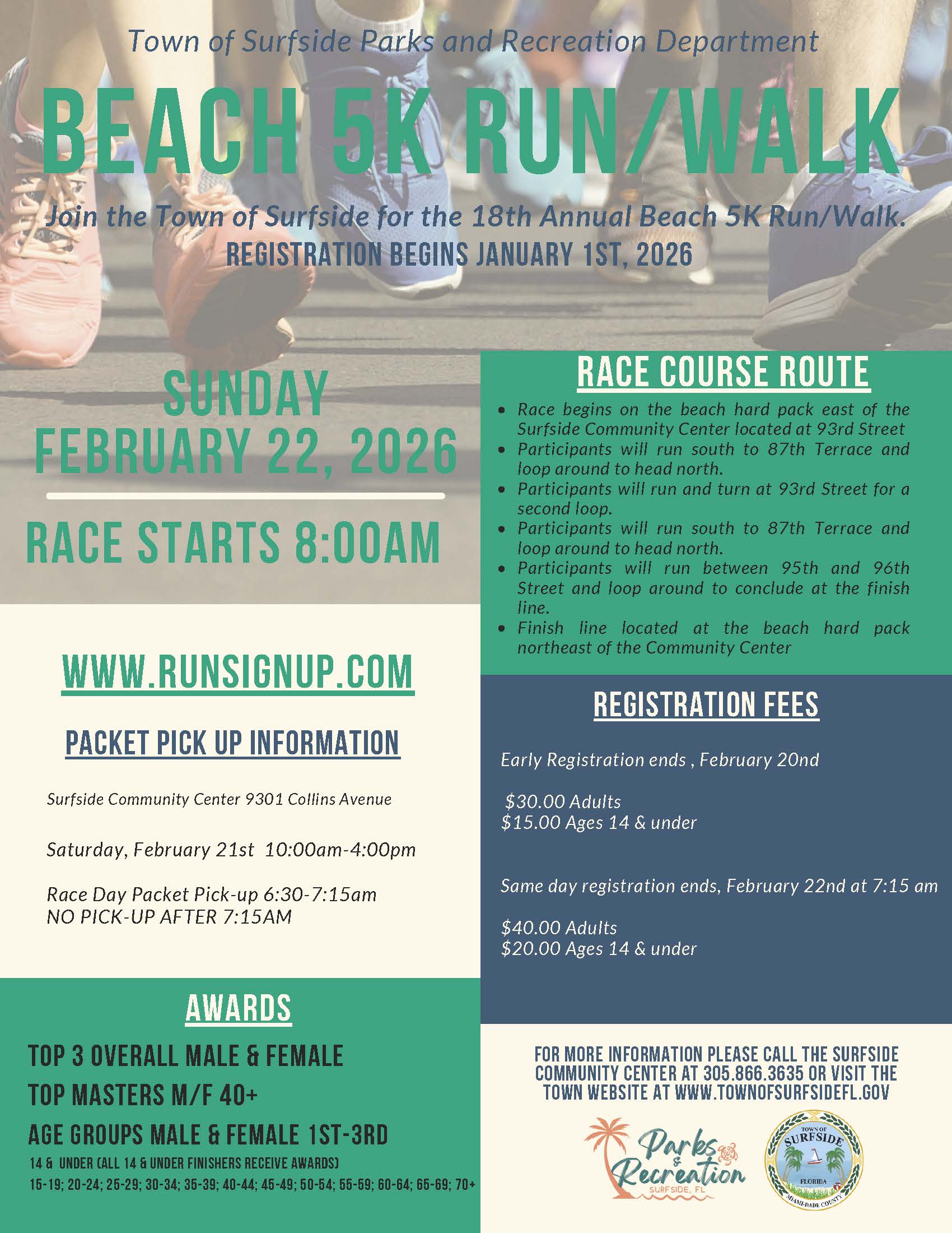 5k run Flyer